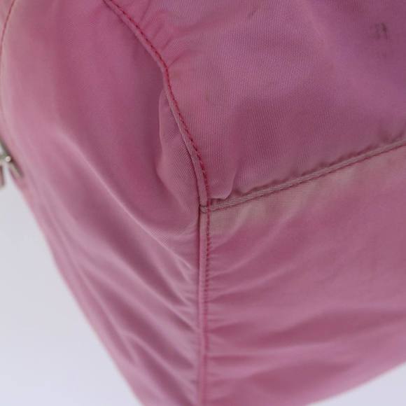 PRADA Boston Bag Nylon Pink Auth ac2870 - Picture 11 of 16